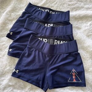Under Armour Volleyball Spandex Shorts Women's Navy Athletic Shorts Lot